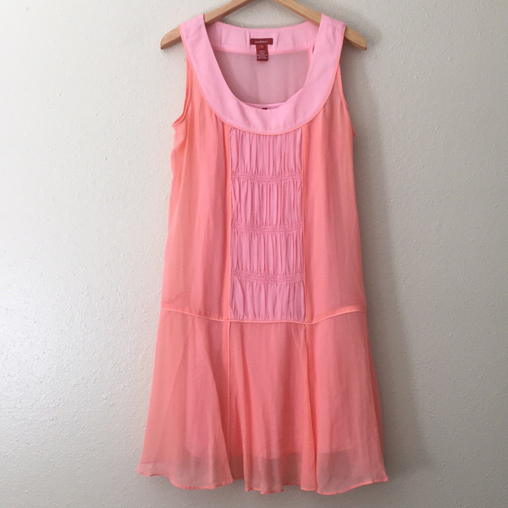 Sundance Silk Chiffon Overlay Dress